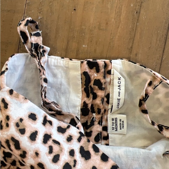 Janie and jack leopard short romper - Picture 5 of 6